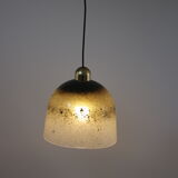 Vintage Hand-Blown Glass Hanging Lamp from Peill & Putzler