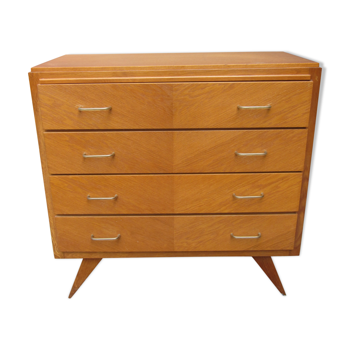 Commode vintage a pieds compas