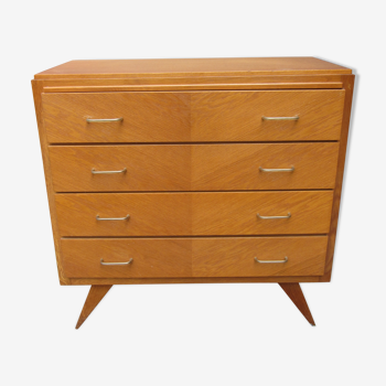 Commode vintage a pieds compas