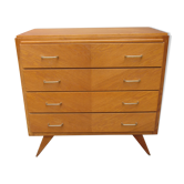 Commode vintage a pieds compas