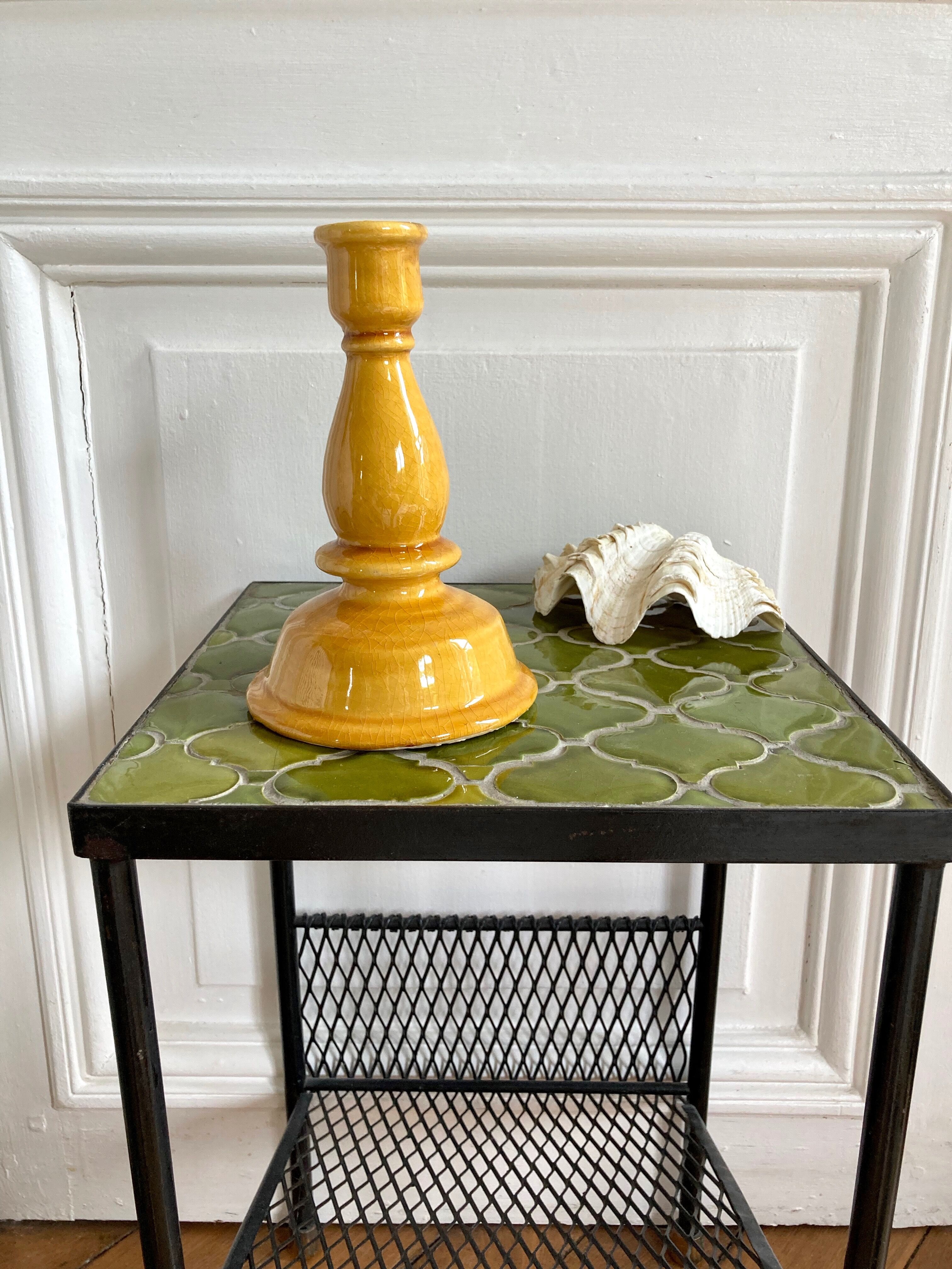 Ceramic candle holder