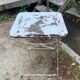 Old garden table