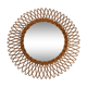 Vintage Sun Mirror in rattan 1960s - 44cm
