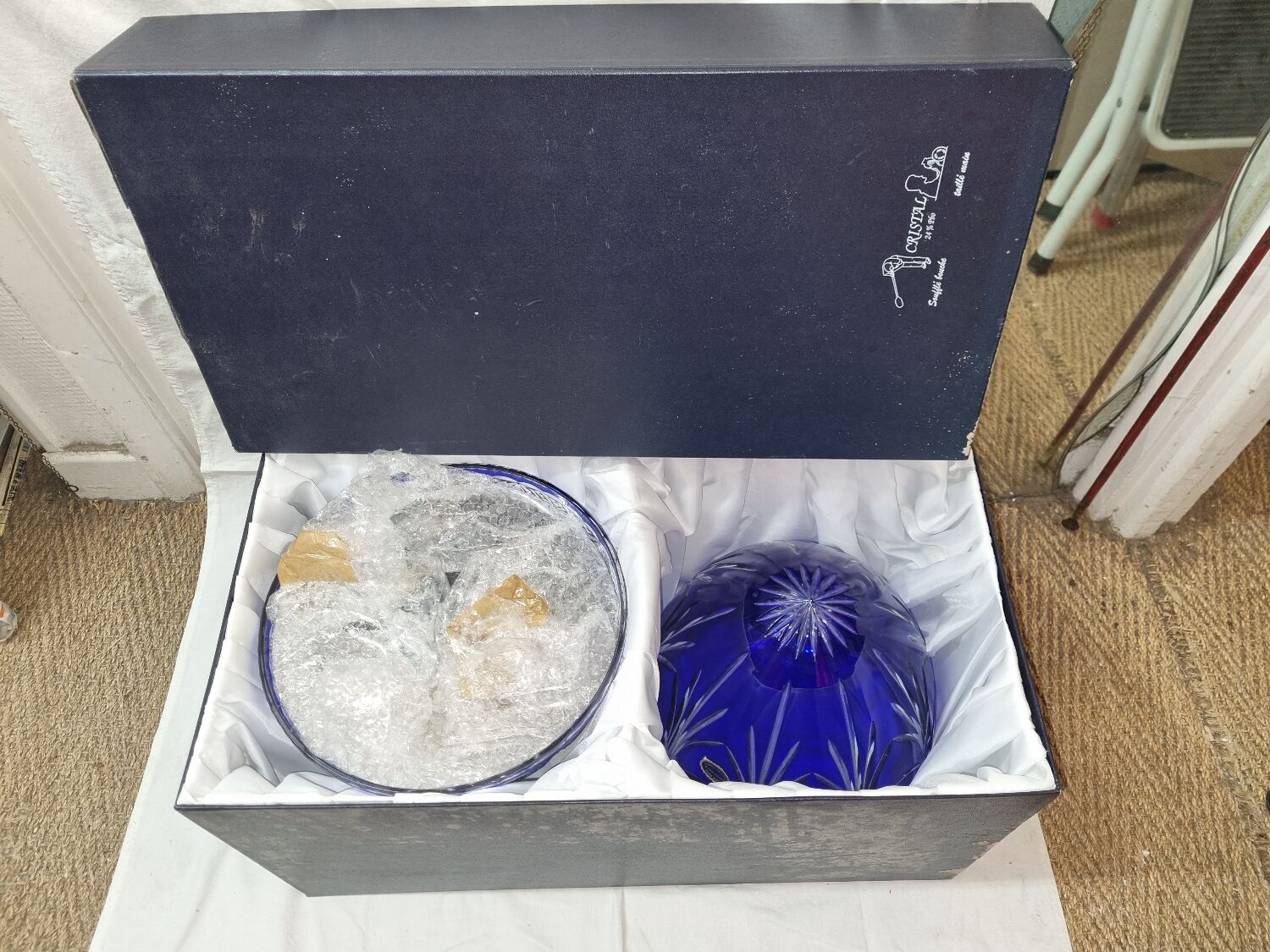 Champagne cellar crystal of Lorraine