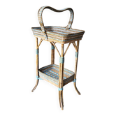 Rattan dessert table, Napoleon III