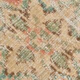 6x10 Peach Red Turkish Vintage Rug, 194x294Cm