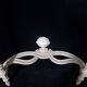White wall lamp console Louis XVI style with pink marble top