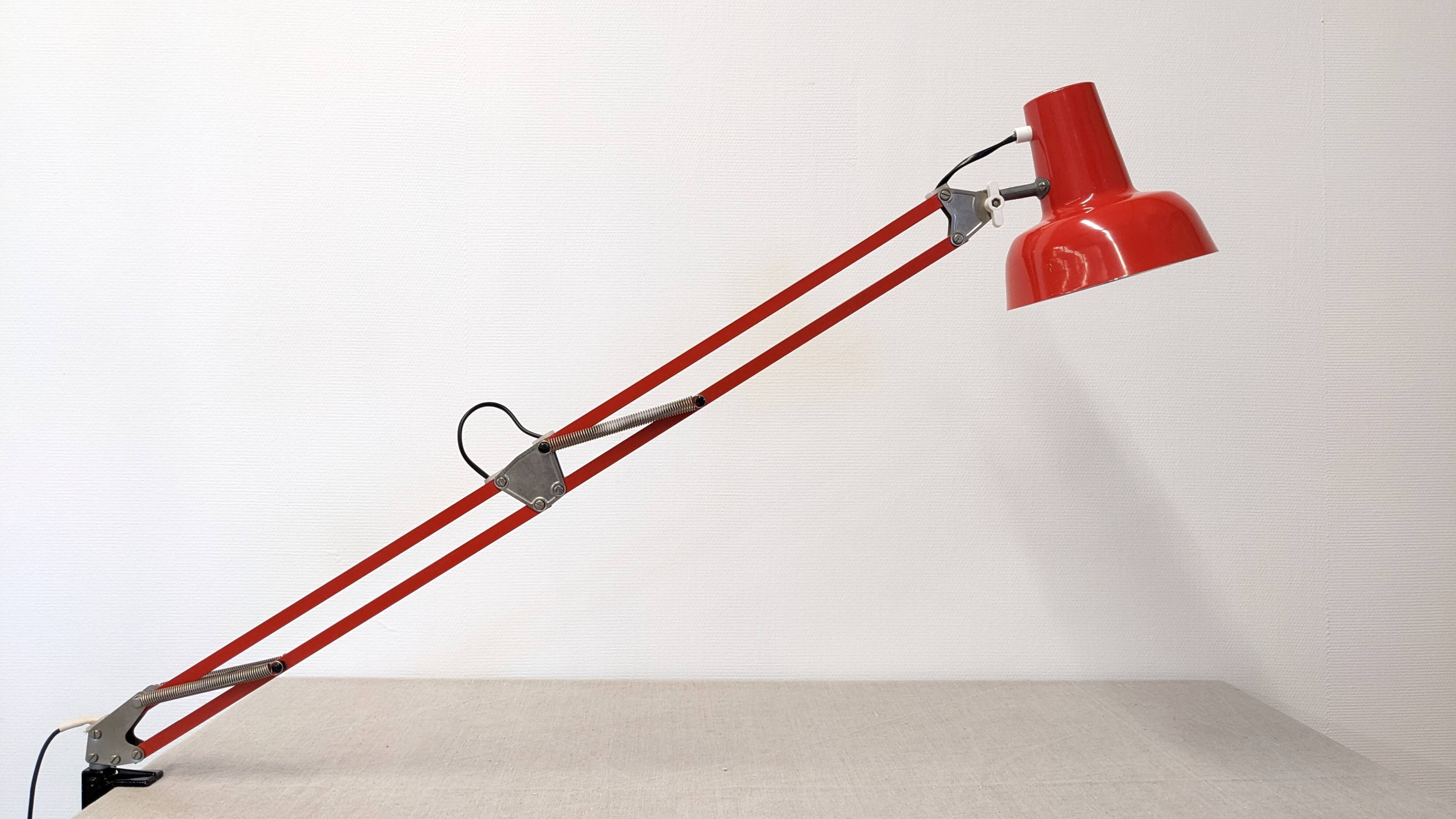 Lampe d'architecte, de bureau articulée, France vers 1970