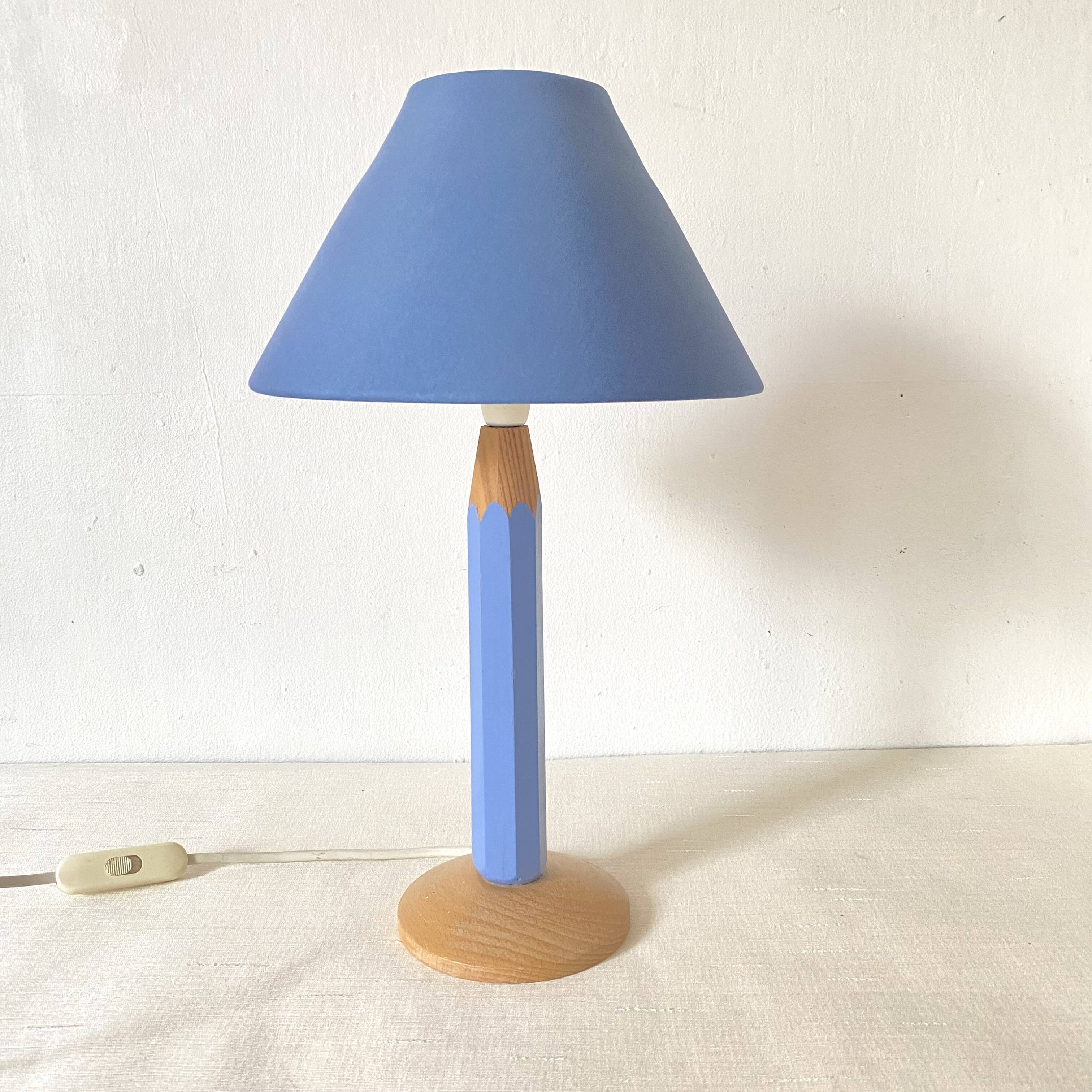 Vintage children's pencil lamp