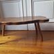 Table low 70s in solid wood tree trunk