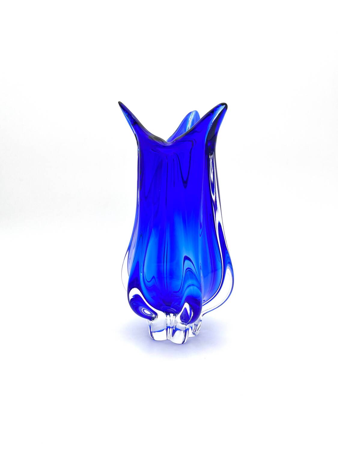 Sculptural Vase "Tulip" - Josef Hospodka for Chřibská - Bohemia 1960