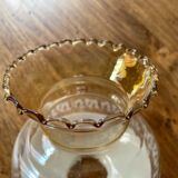 3 globes de lustre abats jours en verre, anciens, vintage