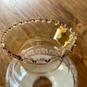 3 glass chandelier shades, antique, vintage