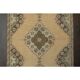 1970s Vintage Turkish Hand-Knotted Wool Cotton Orange Runner Rug 100x360