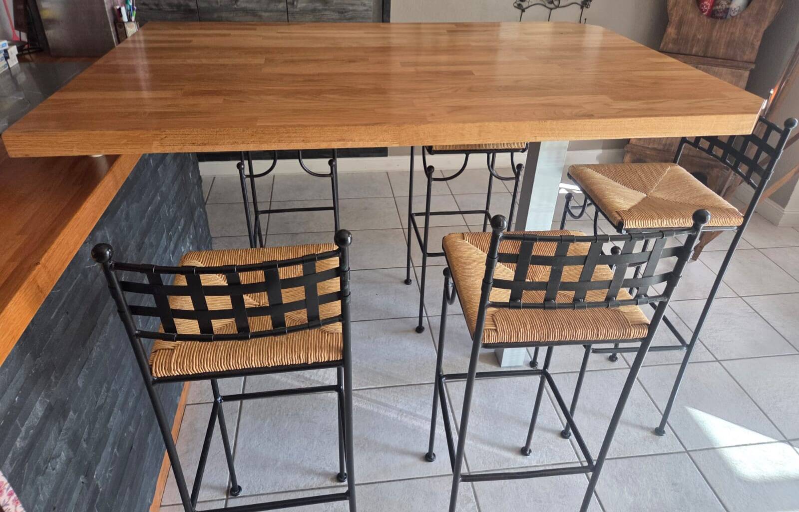 High kitchen stool