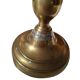 Paire de candélabres anciens en laiton - Style classique h 21 cm