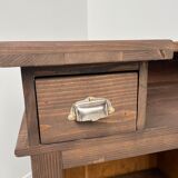 Pine trading counter completely restored
