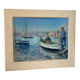 Gouache du port de saint Raphaël