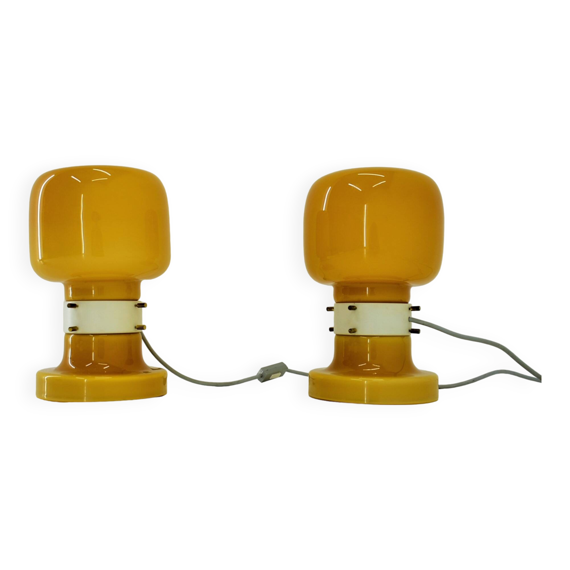 Pair of Midcentury Table Lamps by Zbyněk Hřivnáč, Equipment Hotel Praha, 1960s