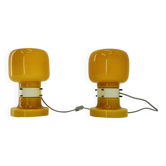 Pair of Midcentury Table Lamps by Zbyněk Hřivnáč, Equipment Hotel Praha, 1960s