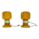 Pair of Midcentury Table Lamps by Zbyněk Hřivnáč, Equipment Hotel Praha, 1960s