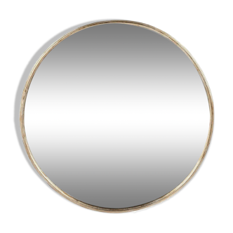 Miroir rond en métal 60x60cm
