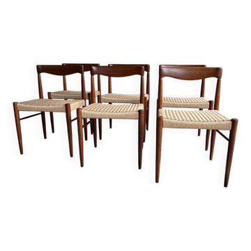 Set of 6 HW Klein chairs for Bramin