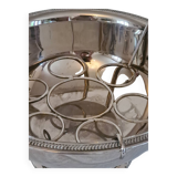 Silver metal champagne basin