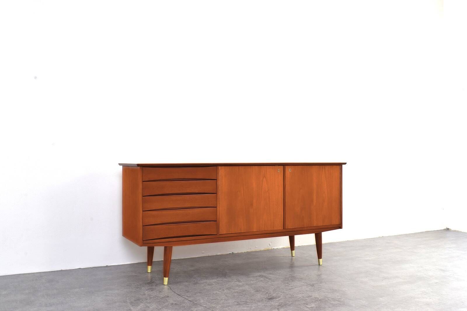 Mid-Century Teak Sideboard by Fredrik A. Kayser, Norway, 1960s.