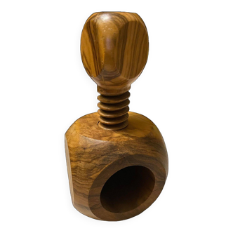 Olive wood nutcracker