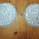 Deux appliques en verre