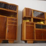 China buffets en Beech, 1950s, Set of 2