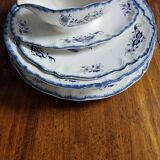 Sarreguemines pie dishes and salad bowls