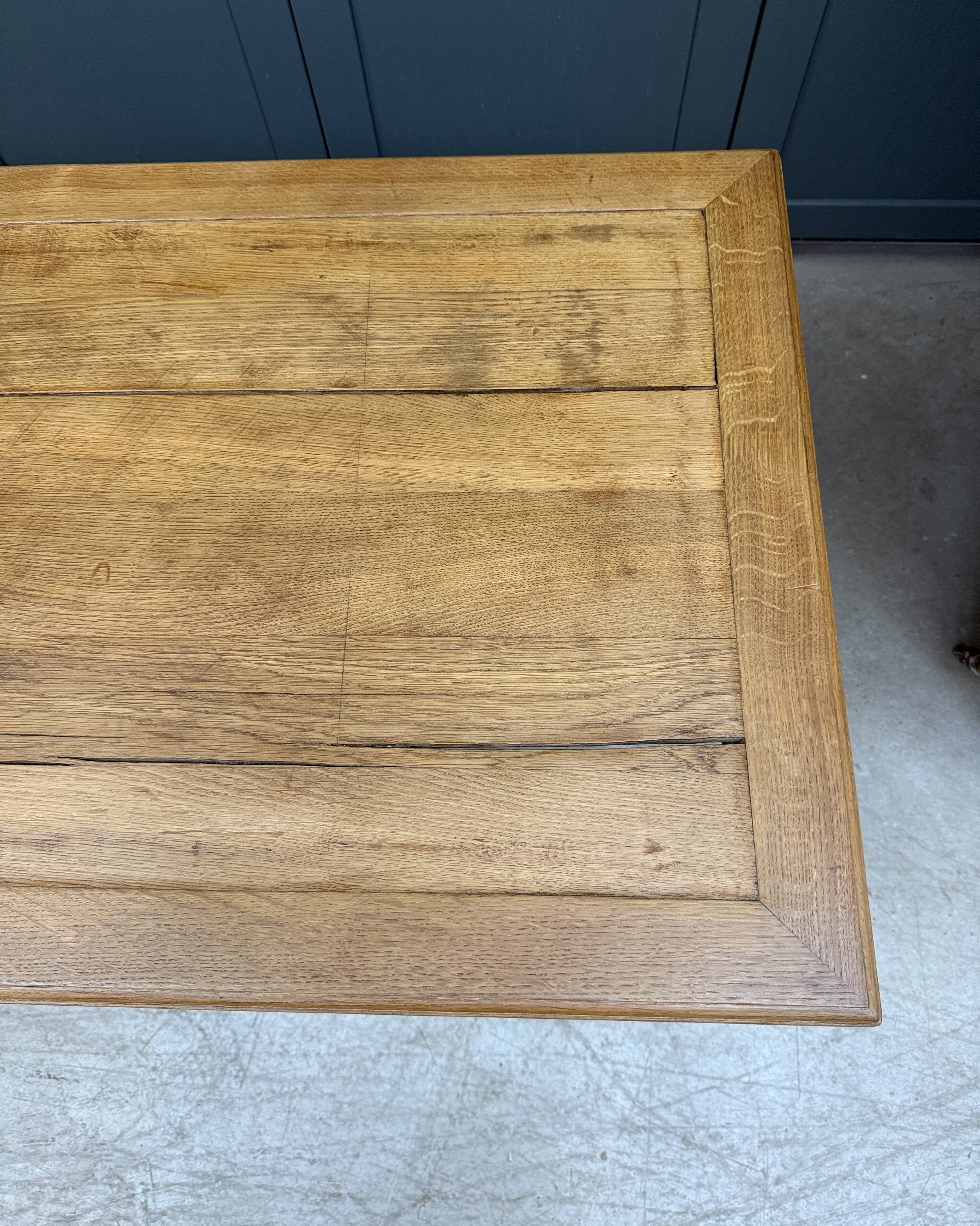 Antique solid oak table (renovated)
