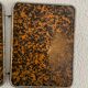 Vintage mirror triptych barber ink stain, 1950, 24 x 56 cm