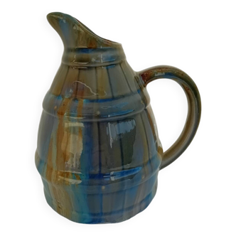Digoin pastel ceramic pitcher