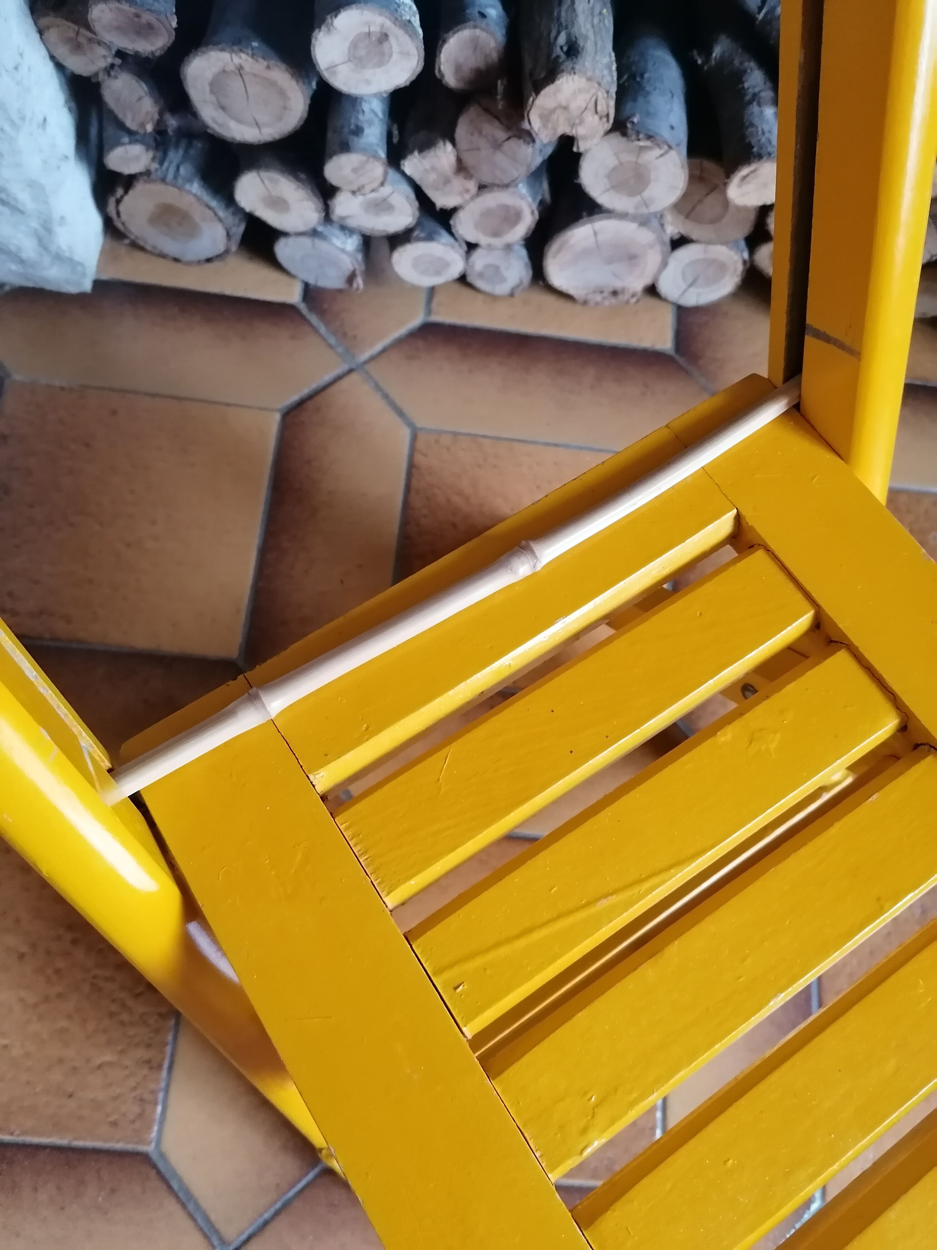 Children's folding wooden chair