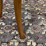 Set of 6 gondola chairs in blond mahogany - 20th century