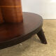 Round art deco veneer side table, France, 1920-1930s