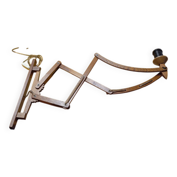 Applique murale extensible en bois à pantographe (