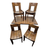 Silvio Coppola table and chair set
