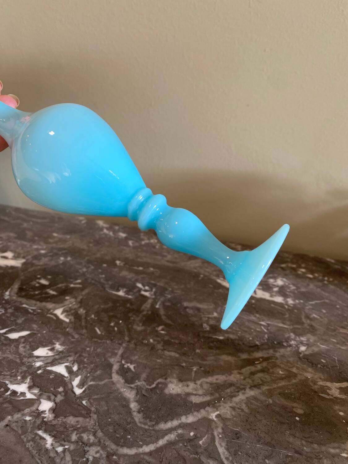 Blue opaline soliflore