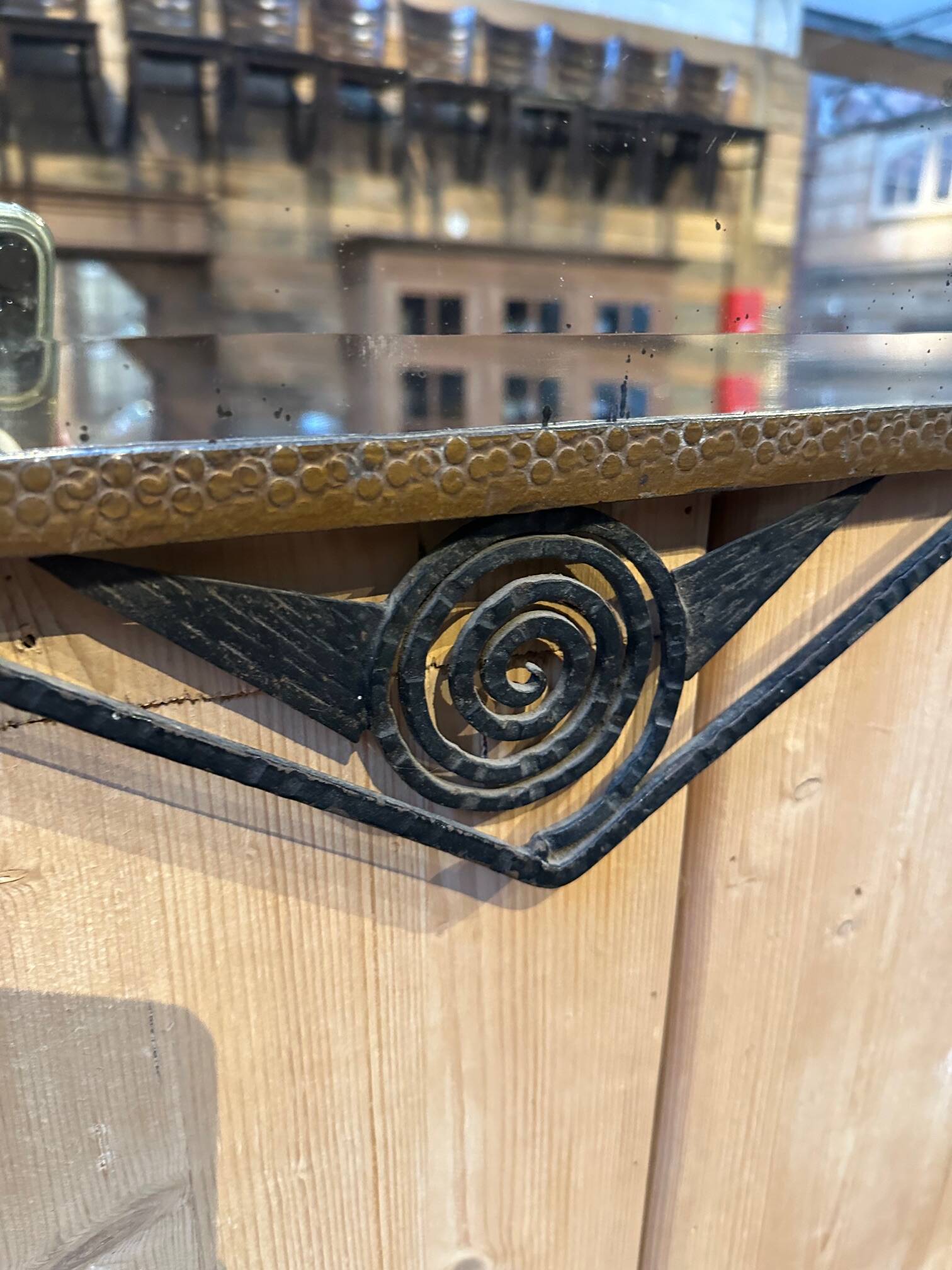 Art Nouveau coat rack