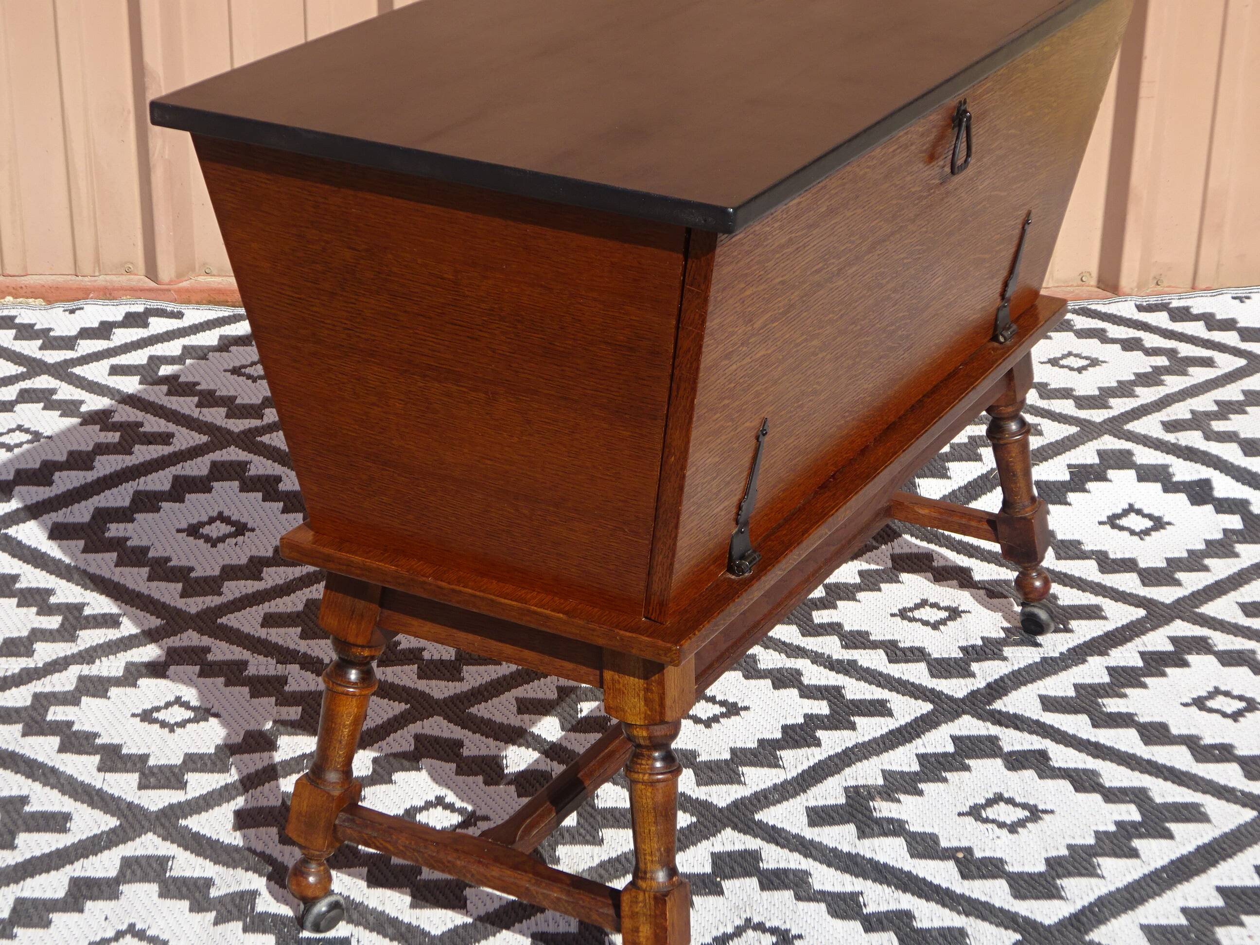 Dough table on wheels