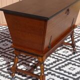 Dough table on wheels