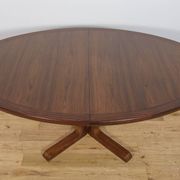 Mid-Century Oval Rosewood Extending Dining Table by Skovby, Denmark, 1960s