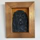 Vintage original dog portrait oil paintings set