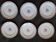1 set of 6 Art Deco dessert plates from Limoges