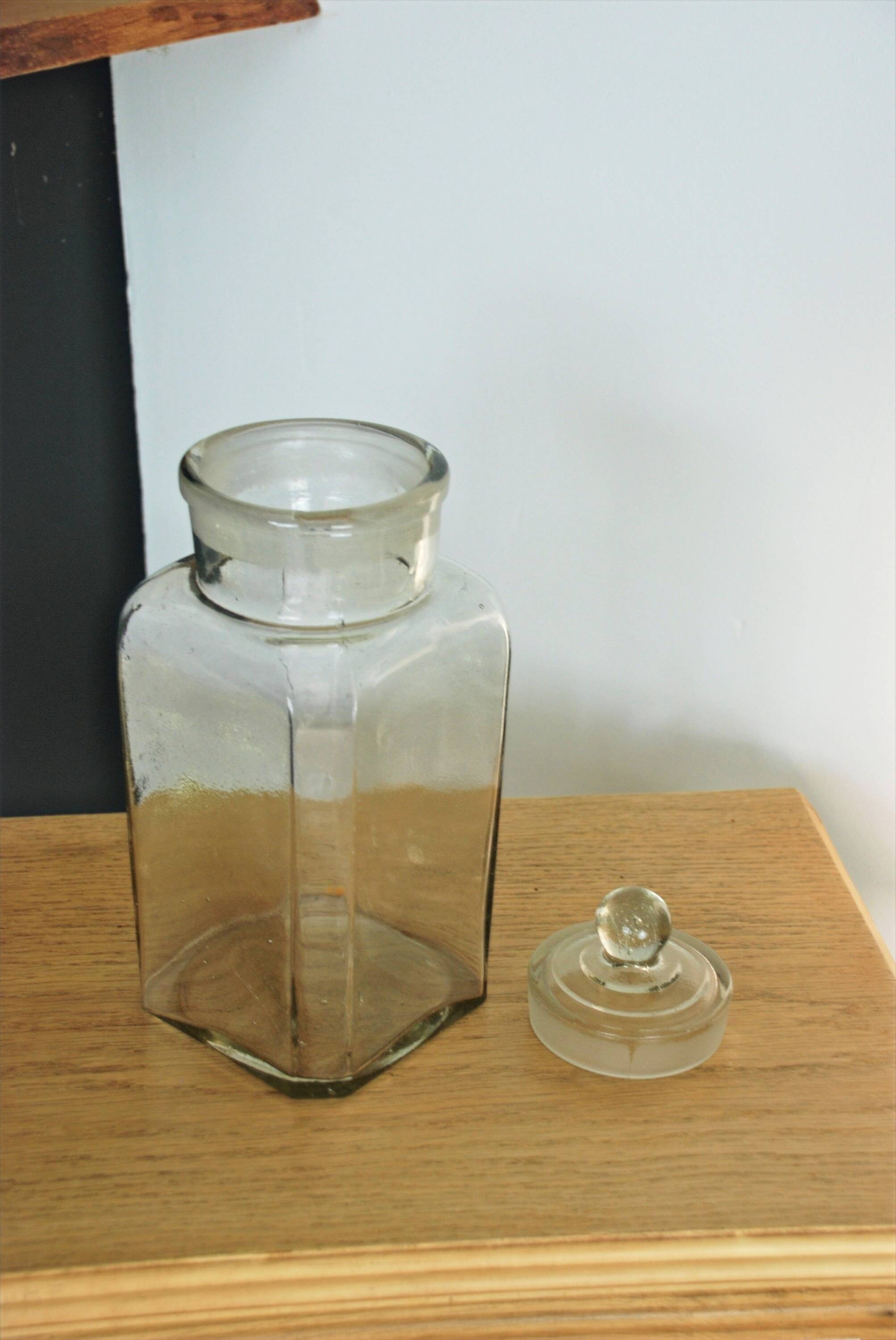 Vintage glass candy dish