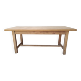 Solid wood farmhouse table